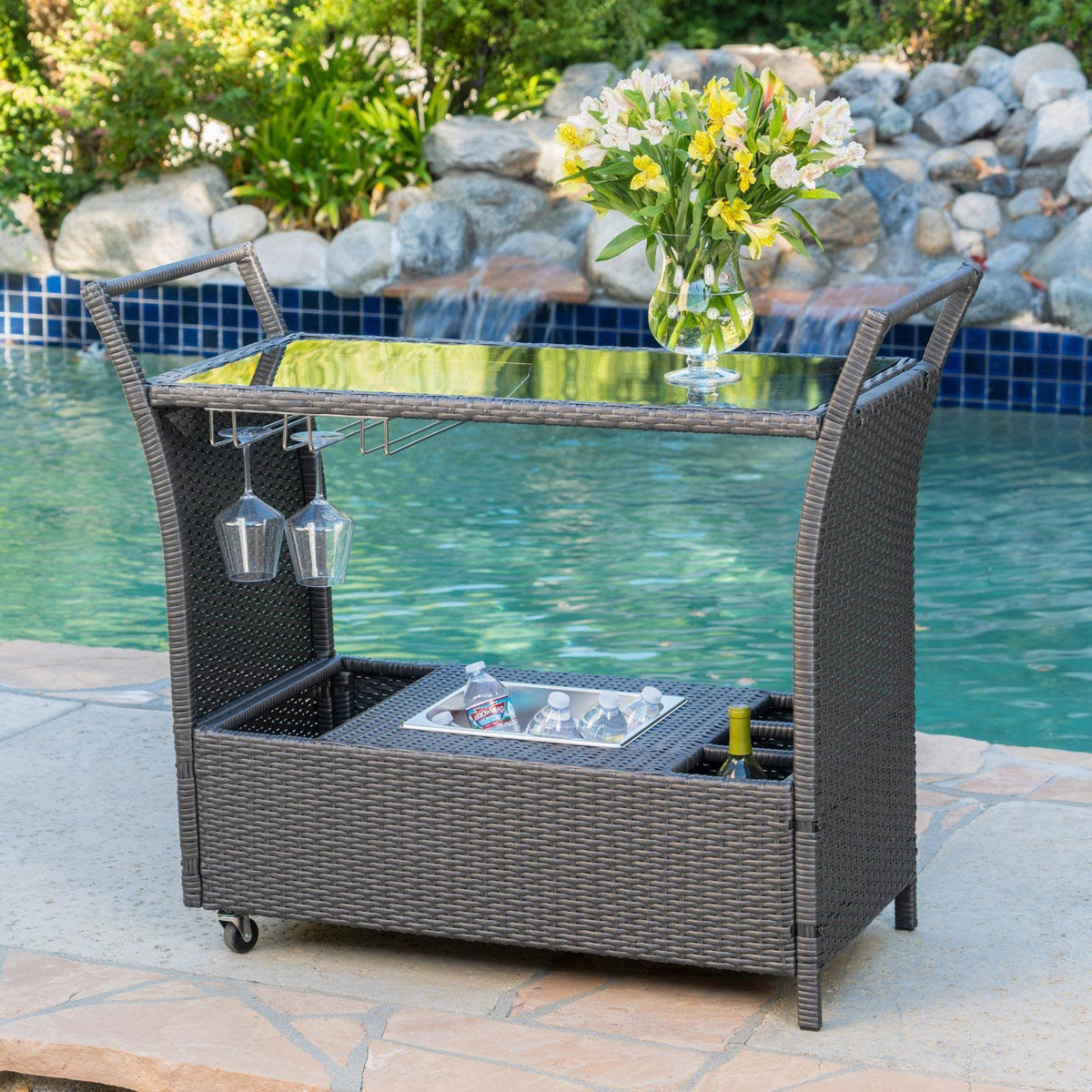 Wicker Barcart Gray N986562