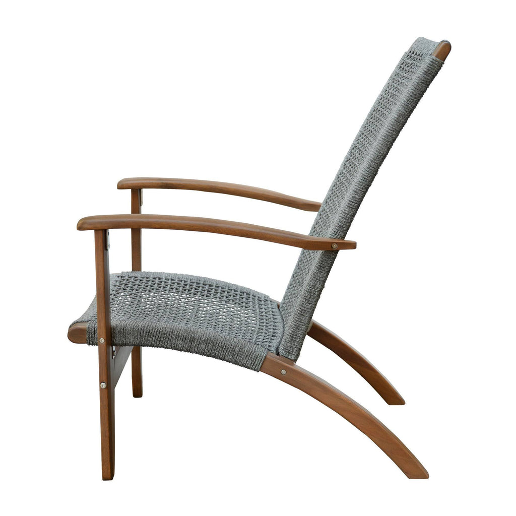 Eucalyptus Solid Wood Chair with Arms Q546474