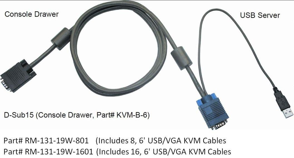 1U 19 Rackmount Monitor with 8 Port KVM Switch P629