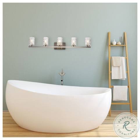 5 Lights Bath Sconce with Clear Shade M903