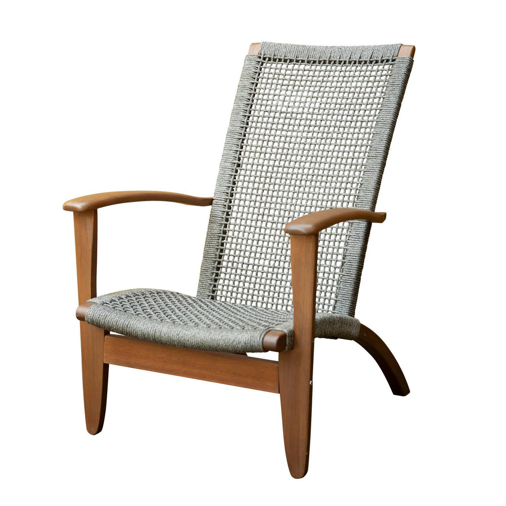 Eucalyptus Solid Wood Chair with Arms Q546474
