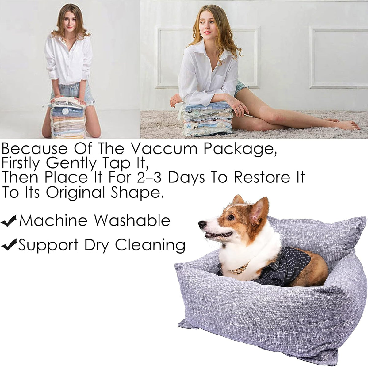 Washable Dog Car Seat with Leash L70851