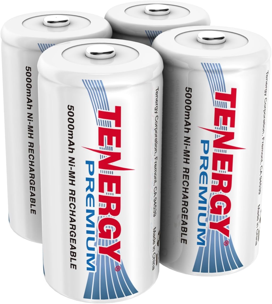 Rechargeable C Batteries 5000mAh NiMH 48-Pack M438