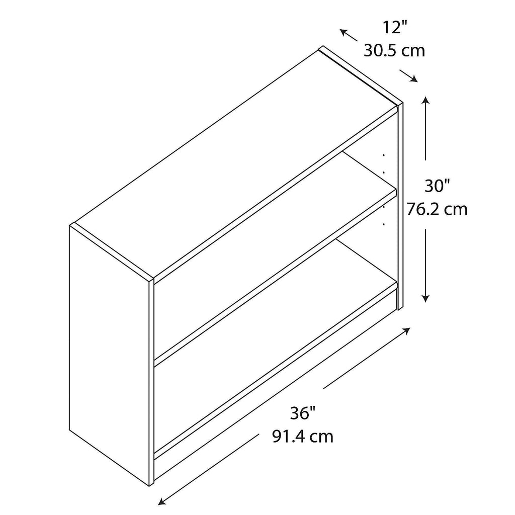 2 Shelf Bookcase Set of 2 N675044