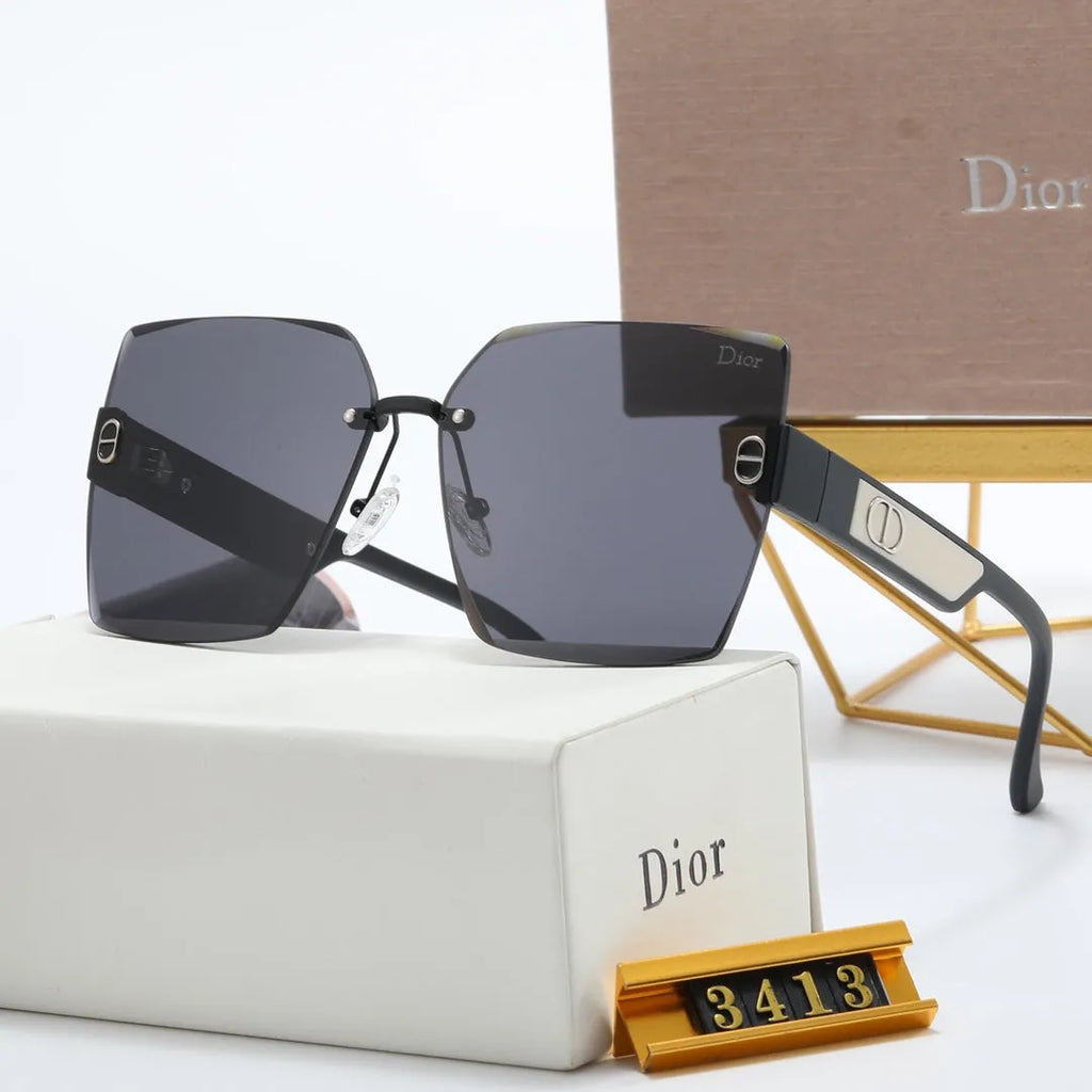 4 color polarized rimless sunglasses A444286