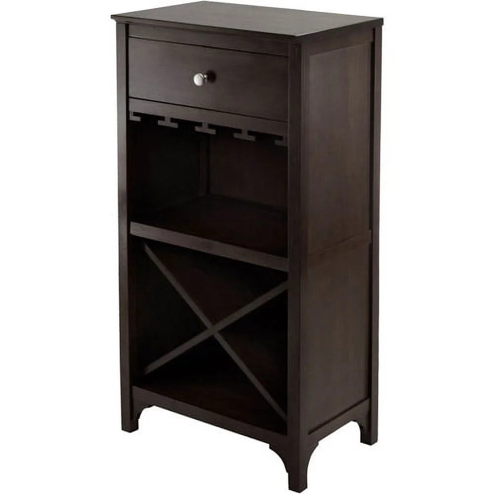 Dark Espresso Modular Wine Cabinet S700728