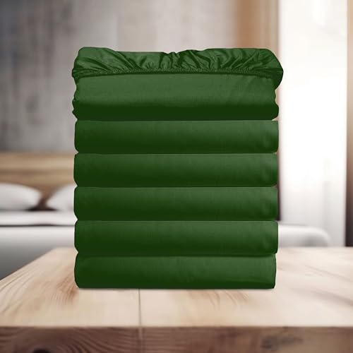 Super Soft 6-Pack Extra Deep Pocket Microfiber Fitted Sheet Twin XL Navy S82800