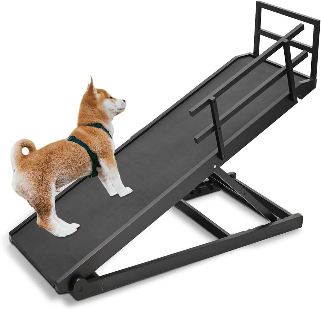 5 Level Adjustable Folding Dog Ramp with Side Rails T636504
