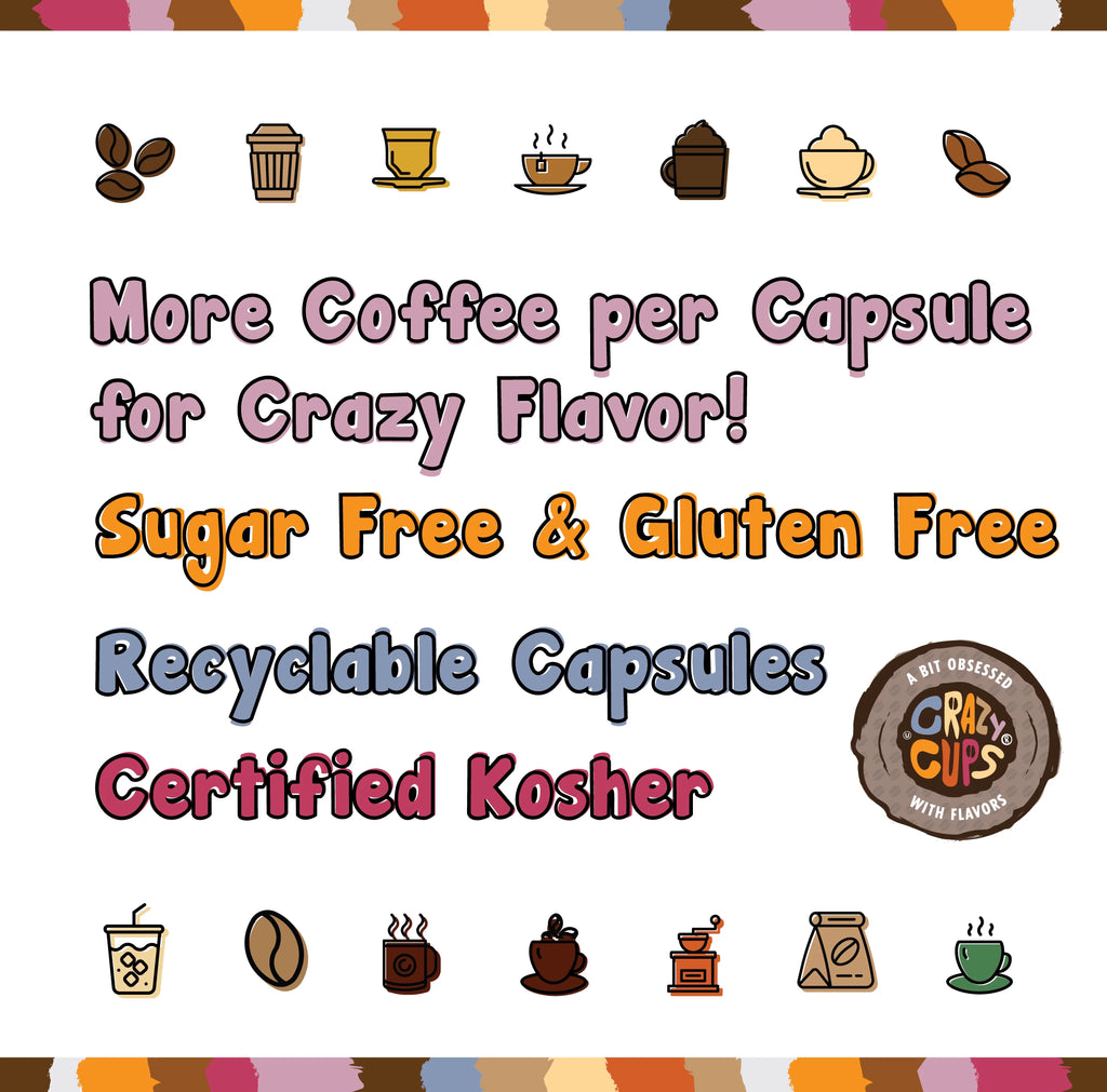 Decaf Flavored Coffee Single Serve Cups Variety Pack, 24 Ct Y3752