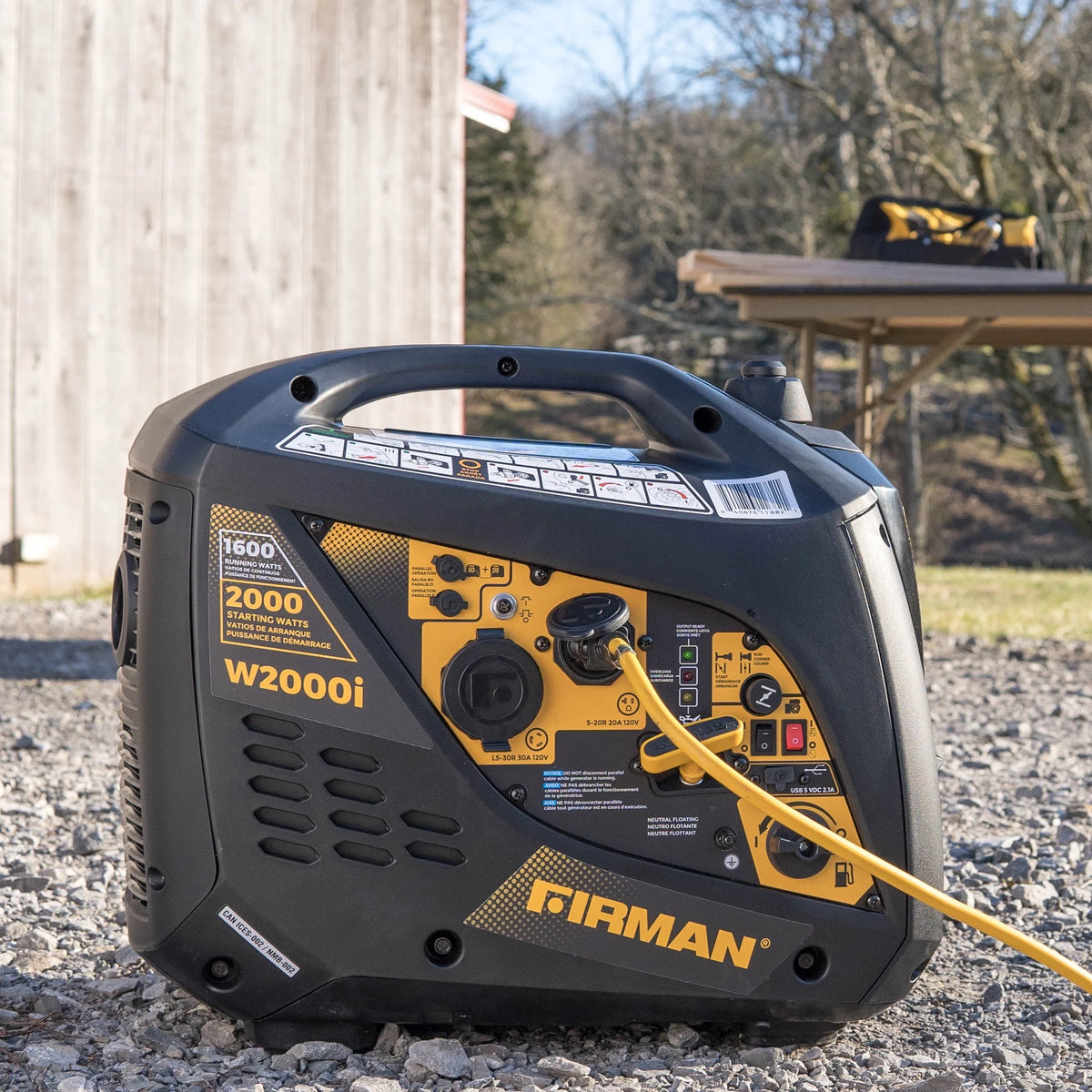 1600/2000 Watt Gasoline Powered Inverter Generator K93247