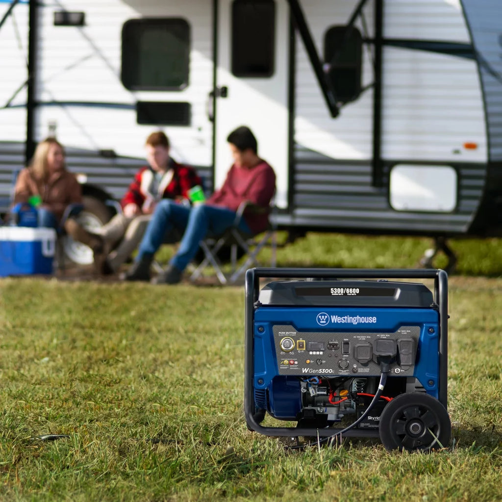 Gas Powered Portable Generator with Remote Electric Start N366