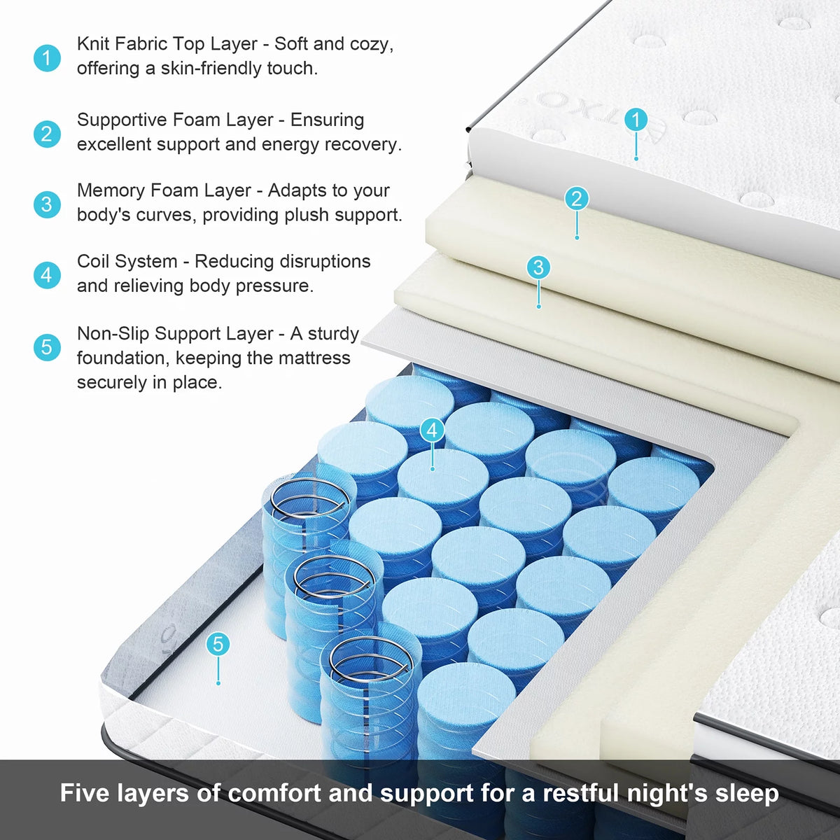 12 inch Twin Gel Memory Foam Mattress Z664