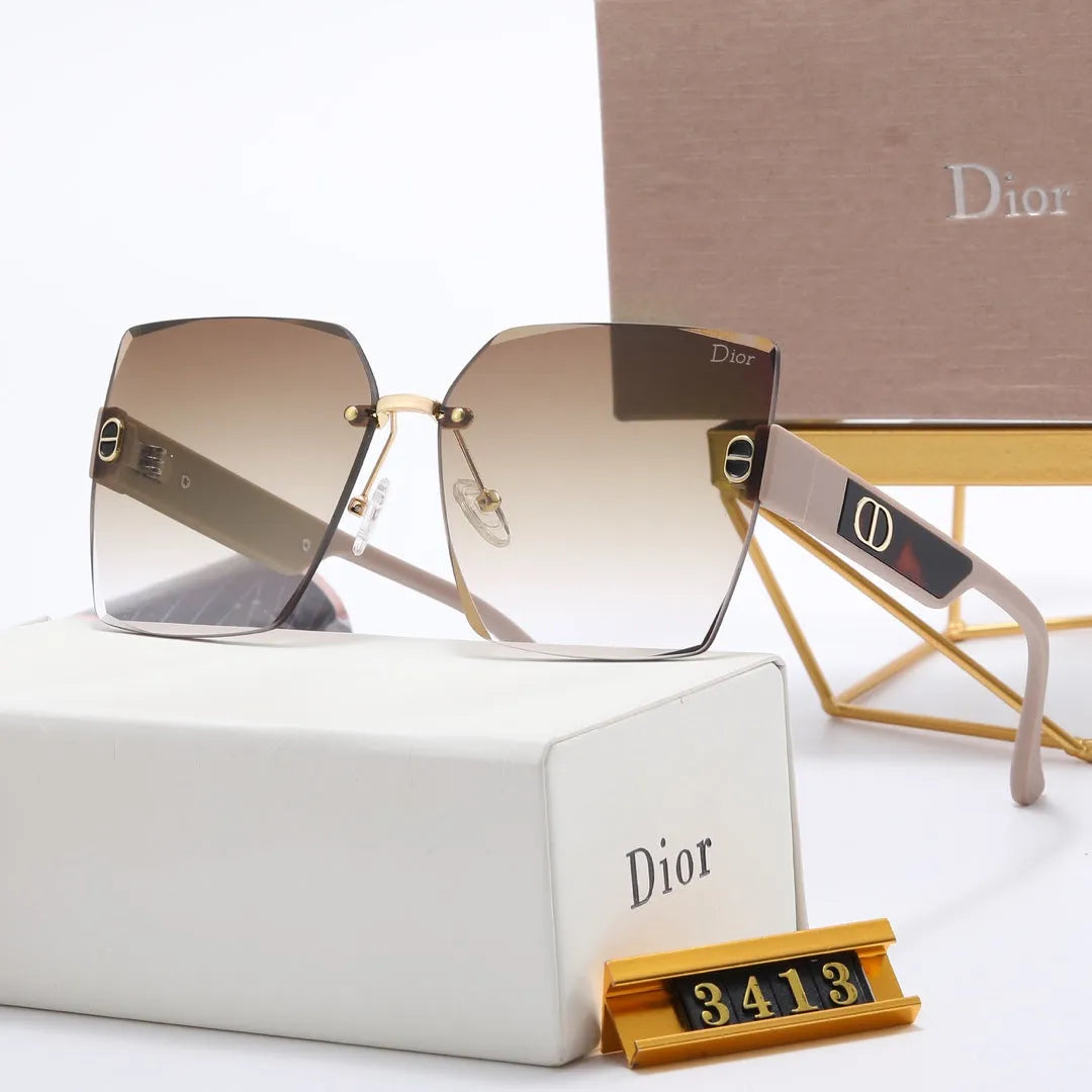 4 color polarized rimless sunglasses A444286