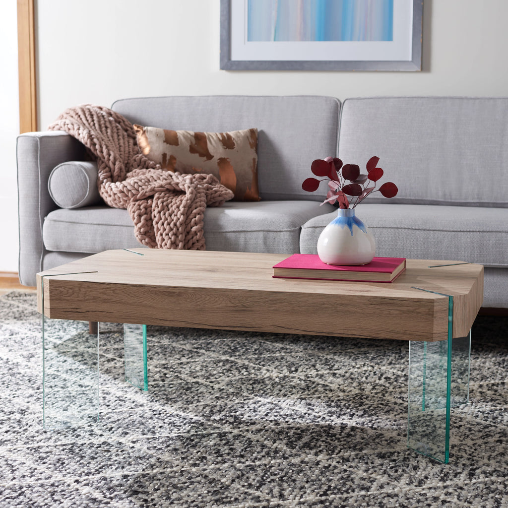 Contemporary Glass Leg Coffee Table R561411