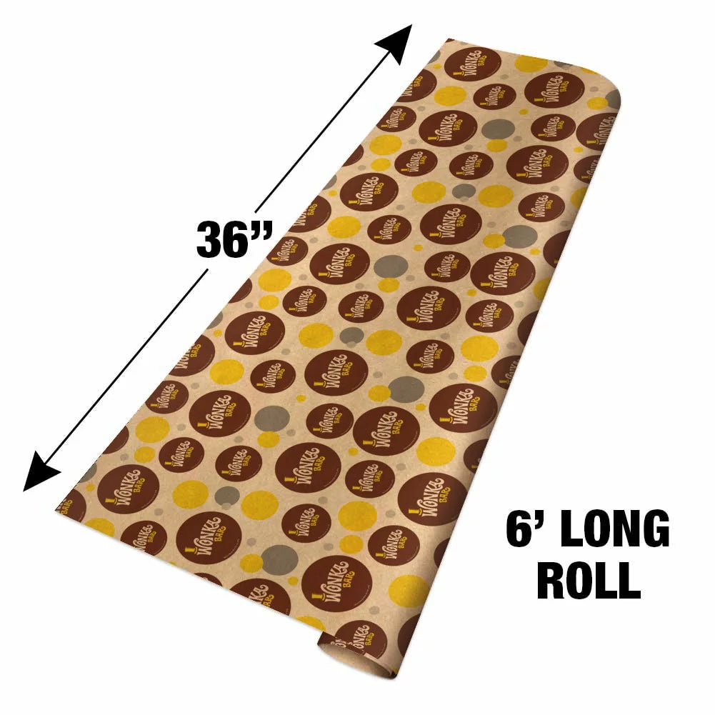 Chocolate Factory Gift Wrap Wrapping Paper Roll C64149