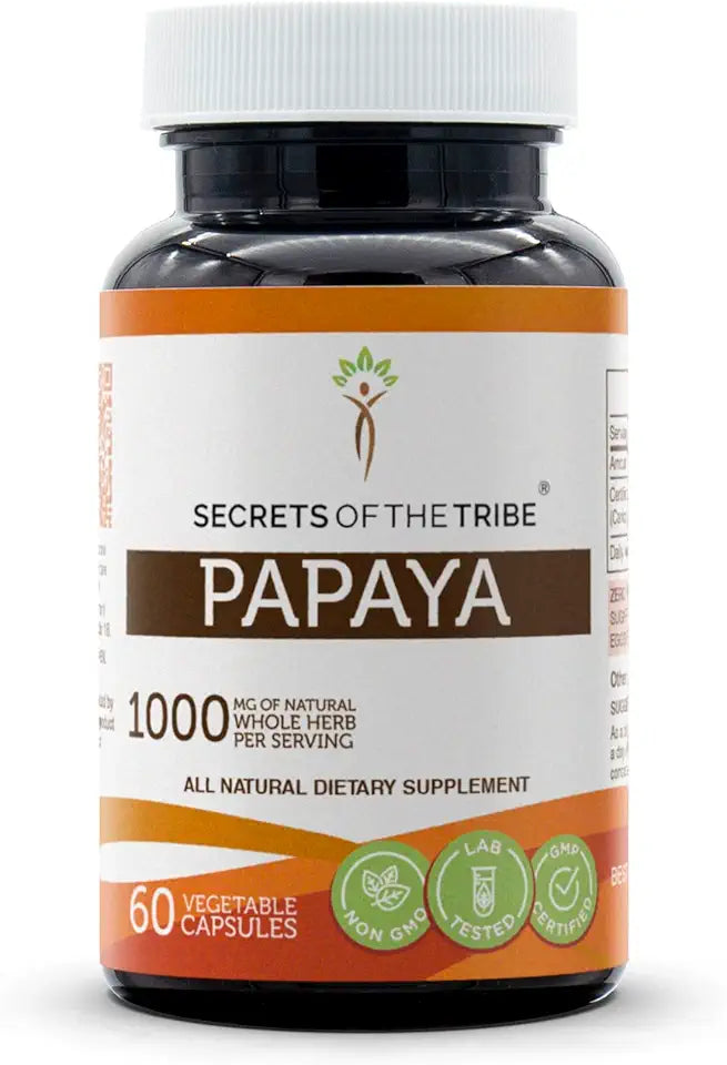 Papaya 1000 mg 60 Capsules E271387