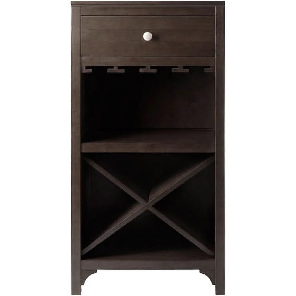 Dark Espresso Modular Wine Cabinet S700728
