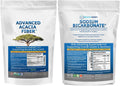 Acacia Fiber Powder 2.5 lbs Soluble Fiber Sodium Bicarbonate Supplement 1 lb C63739