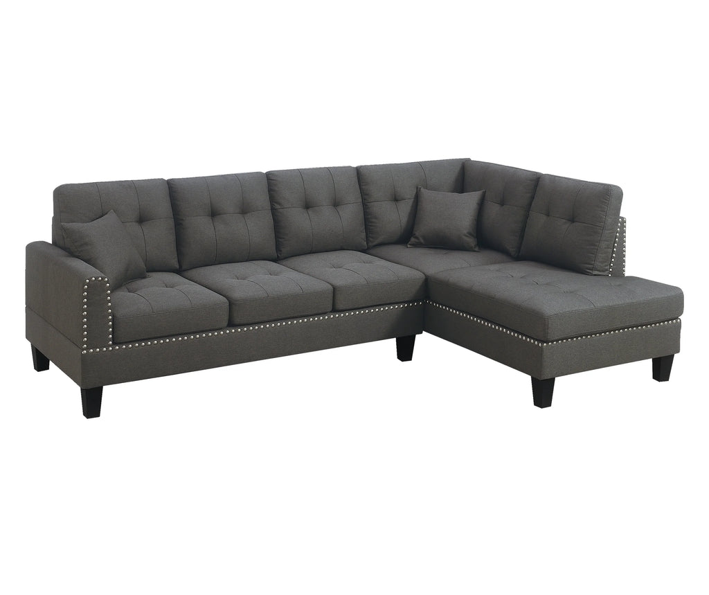 Dark Coffee 2-pcs Sectional Set W845319