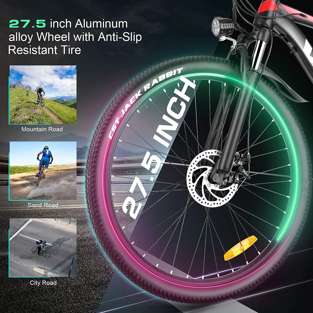 27.5 500W 21 Speed Electric Mountain Bike H85579