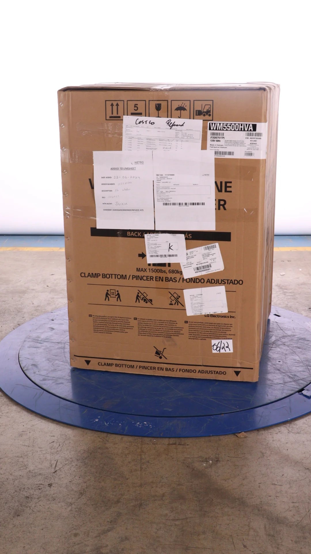 5.2 Cu Ft Graphite Steel Front Load Washer U5416