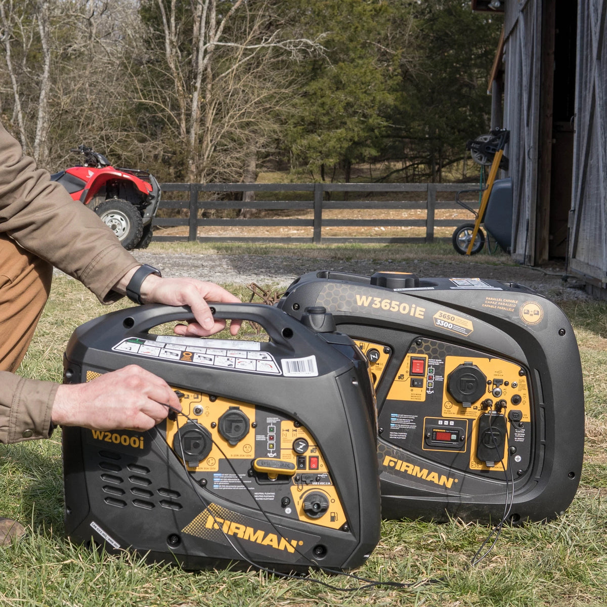 1600/2000 Watt Gasoline Powered Inverter Generator K93247
