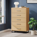 Faux Wood 5 Drawer Dresser O603933