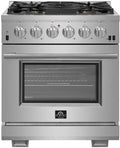 30" Stainless Steel Gas Burner Electric Oven T240