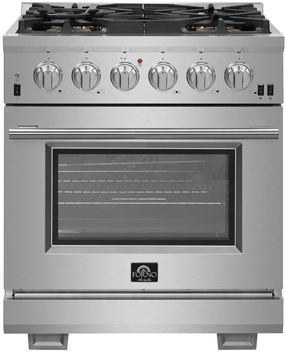 30" Stainless Steel Gas Burner Electric Oven T240