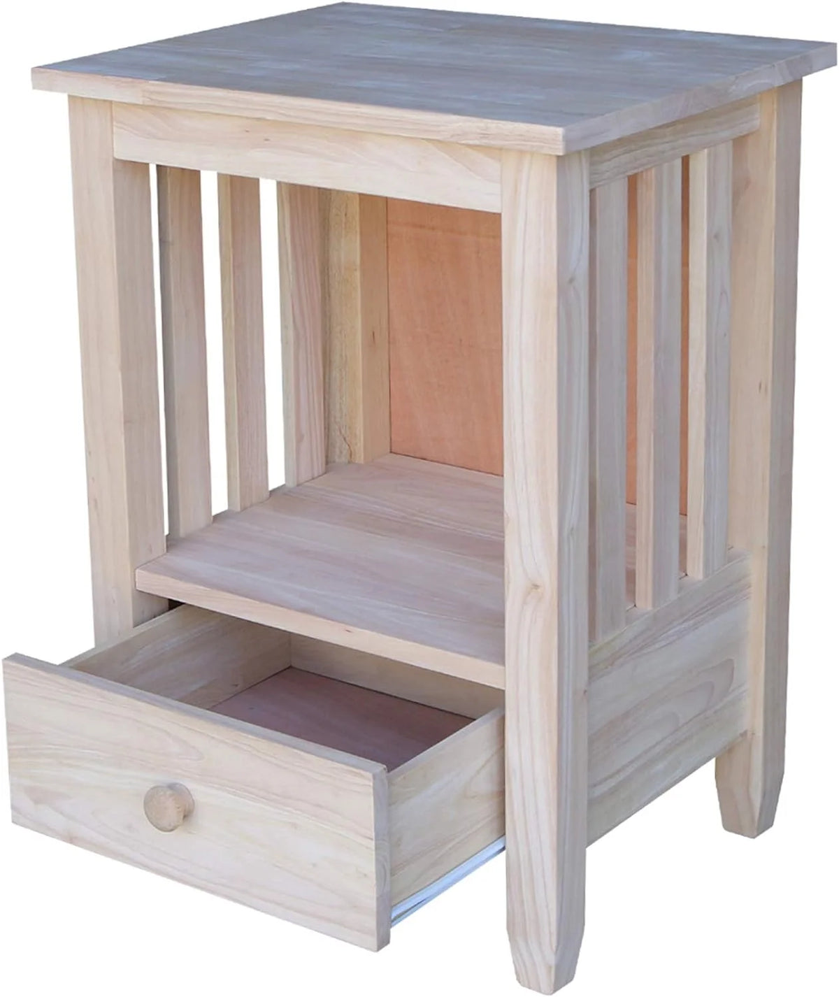 Unfinished Tall End Table V320827