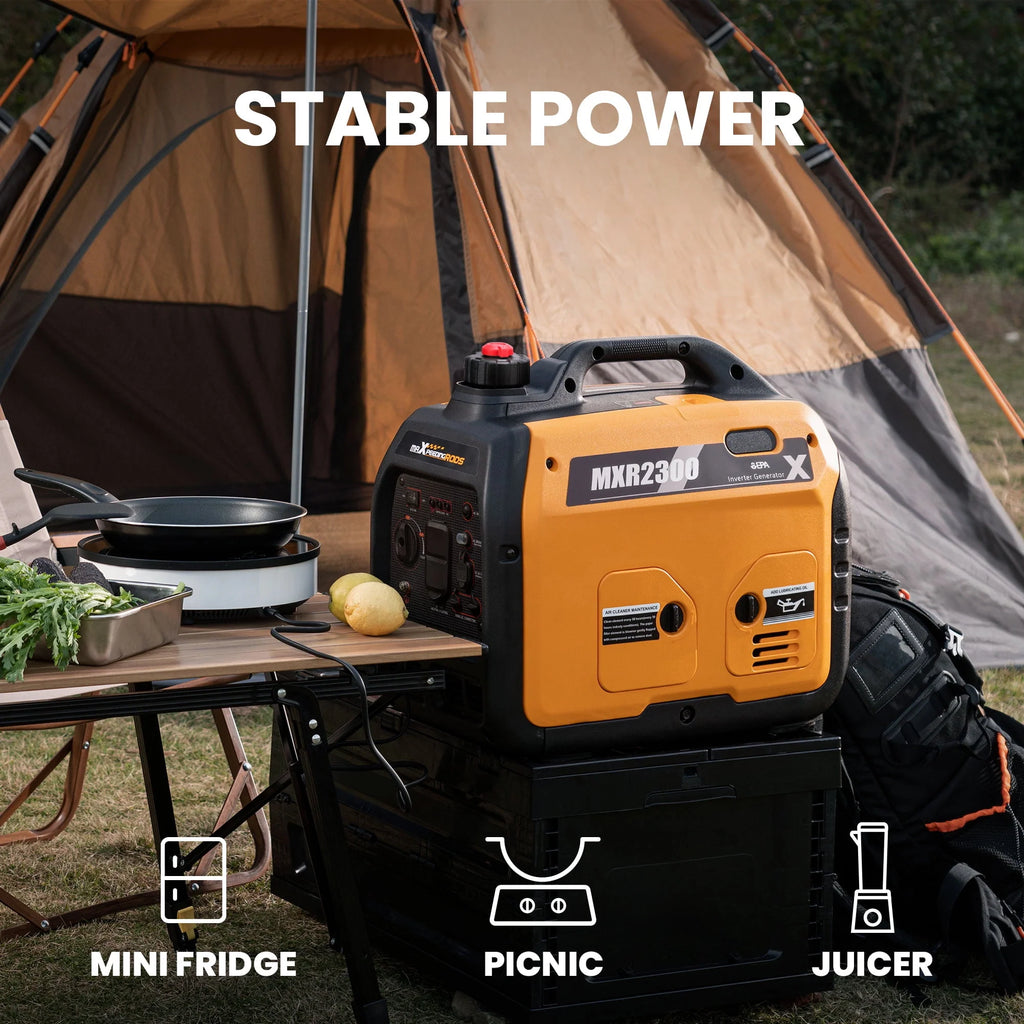 2300 W Portable Inverter Generator Gasoline Powered Ultralight Super Quiet H382359