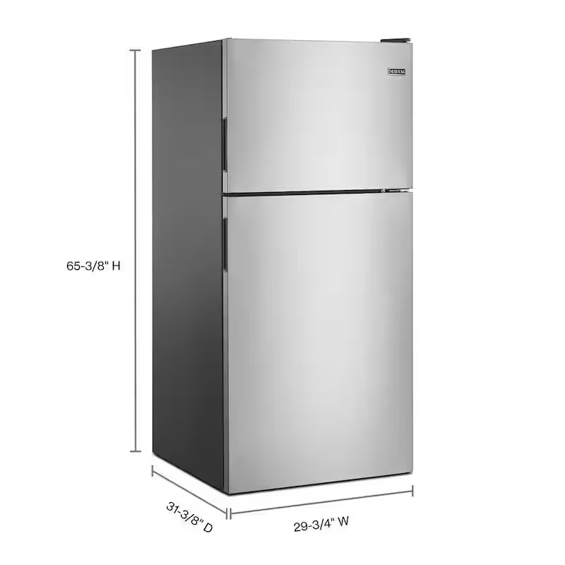 18 cu. ft. Top Freezer Refrigerator Stainless Steel H123274