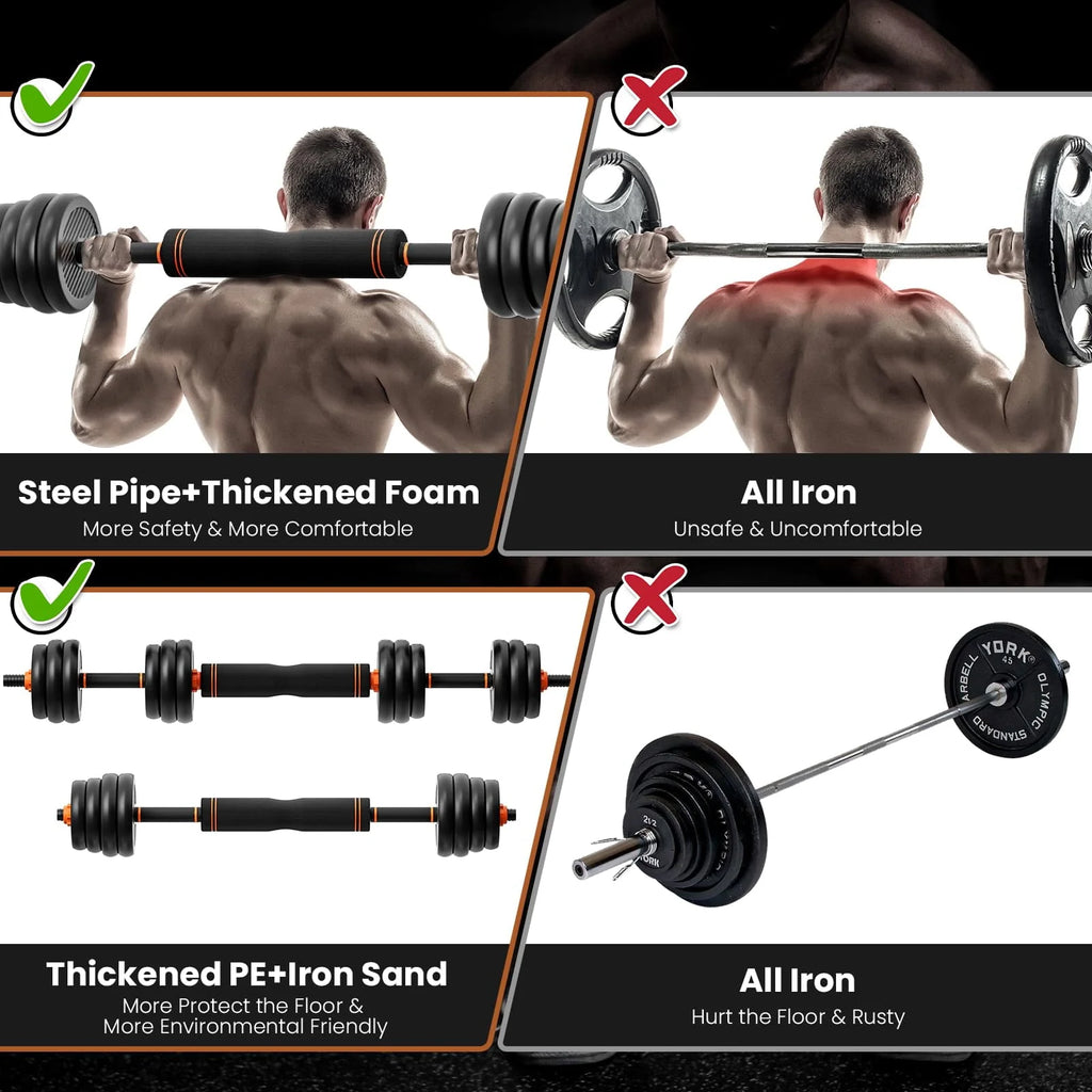 Adjustable Dumbbell Set, Black H1421