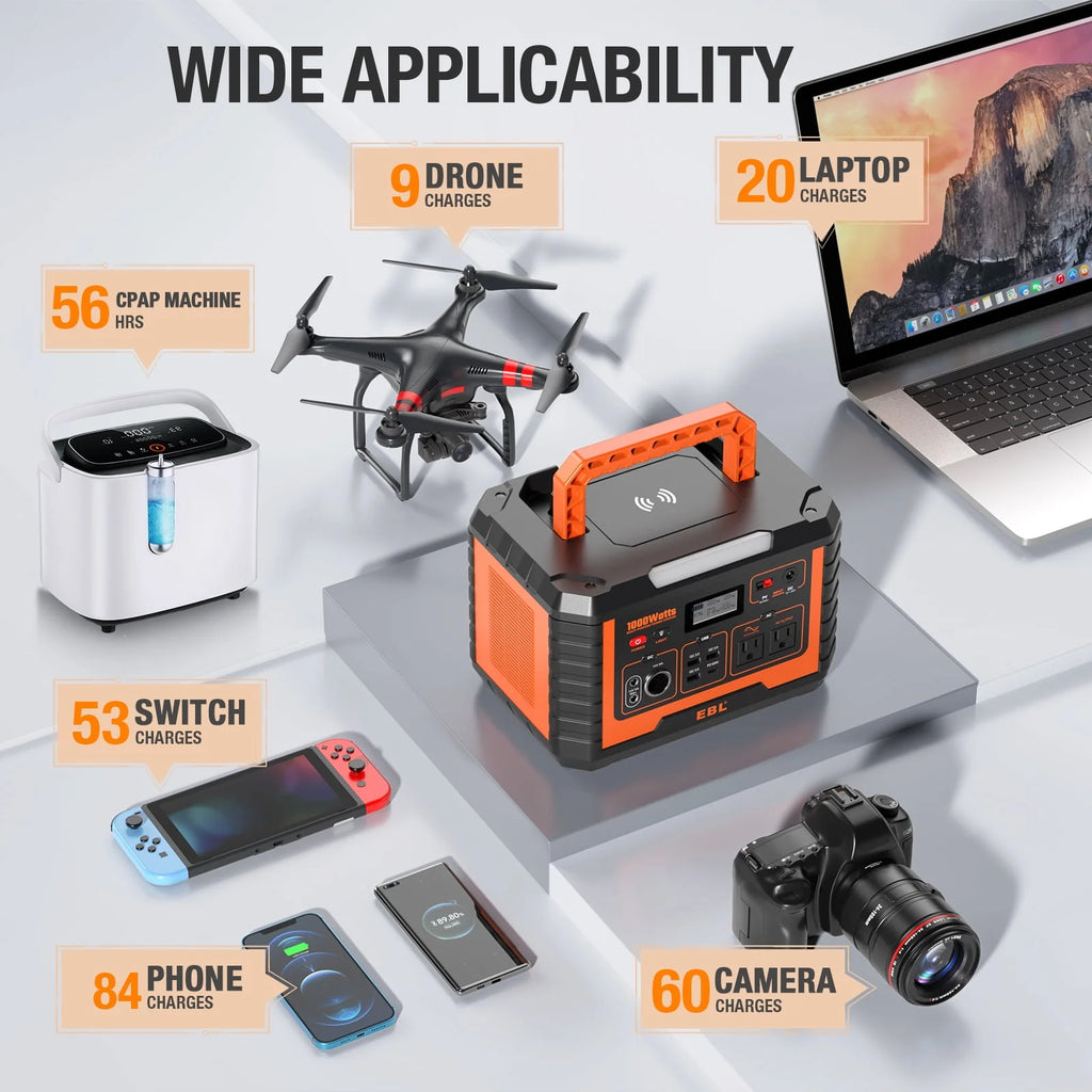 1000W 999Wh Portable Power Station S35329