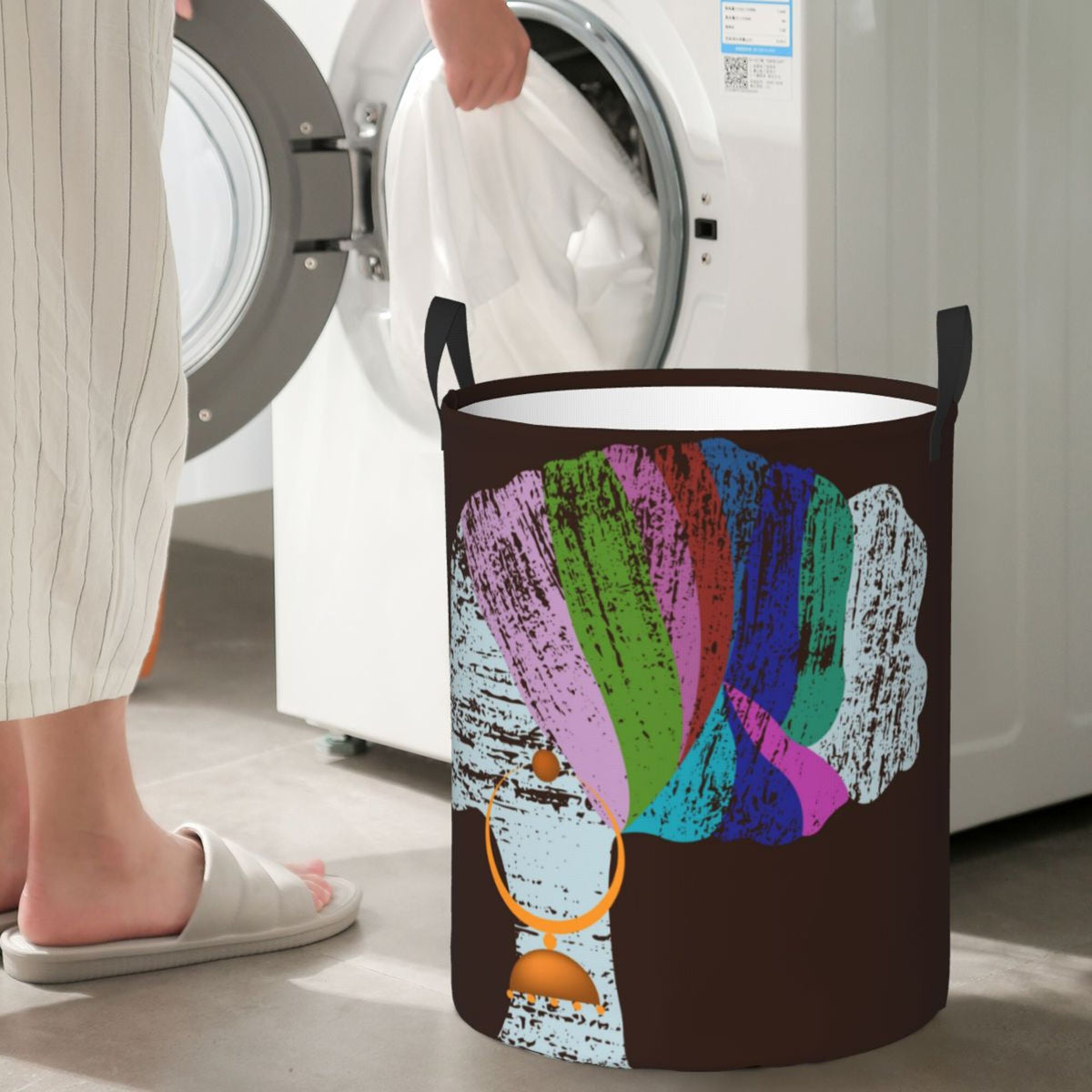 Waterproof Laundry Hamper with Handle Z459