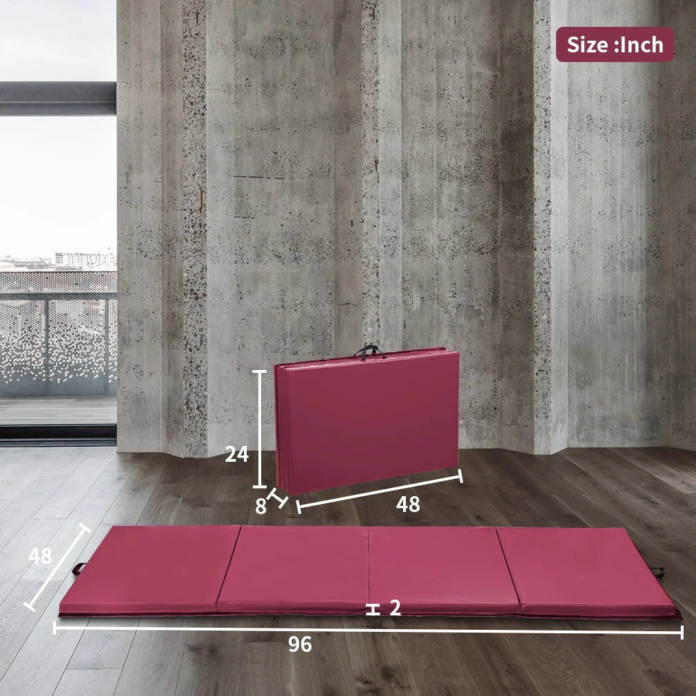 4'x8'x2 Folding Gymnastics Mat W2951