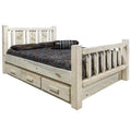 Solid Wood Queen Storage Bed Q315413