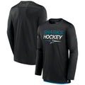 Men's Black Long Sleeve T-Shirt G5956