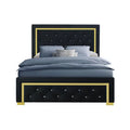 Black King Size Bed Y825