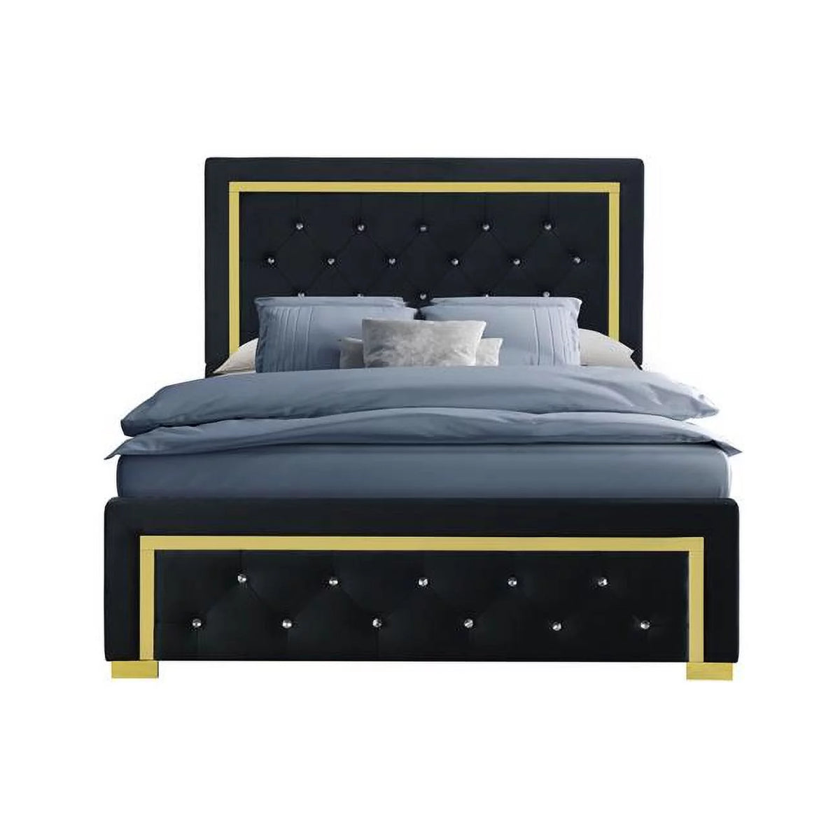 Black King Size Bed Y825