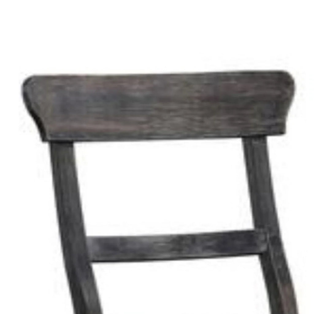 Fabric Upholstered Wooden Side Chair Set of 2 E506737