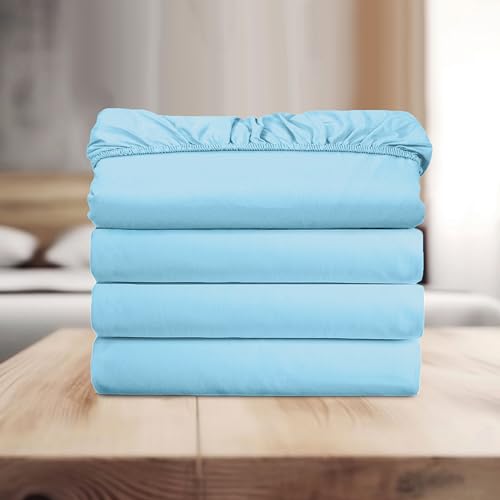 Super Soft 6-Pack Extra Deep Pocket Microfiber Fitted Sheet Twin XL Navy S82800