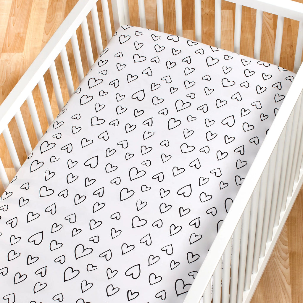 3 Pc Organic Cotton Crib Bedding Set L9610