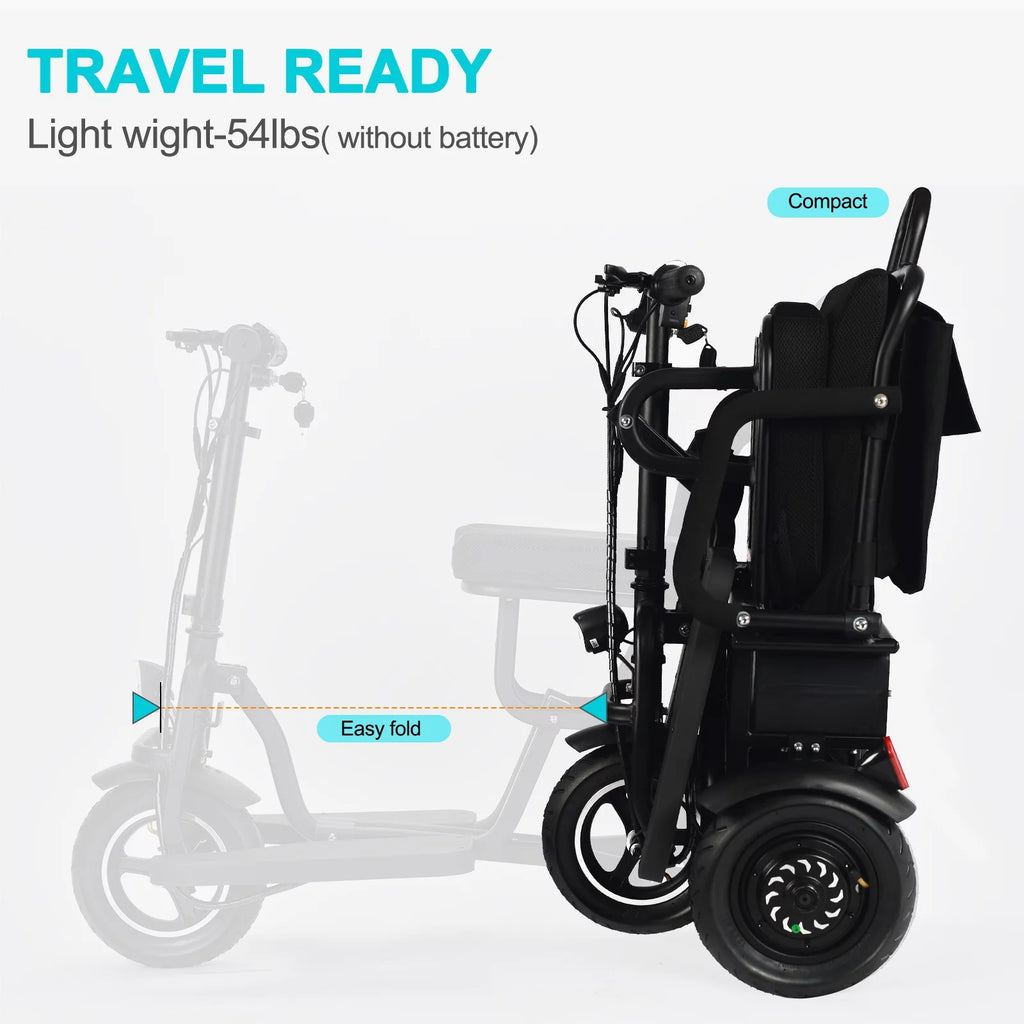 Folding Electric Scooter 48v 700w Dual Motor E811