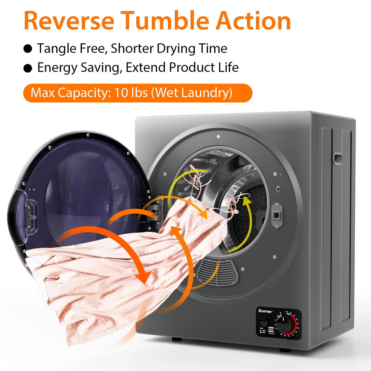 Compact Electric Laundry Dryer 1.5 cu.ft. J2310