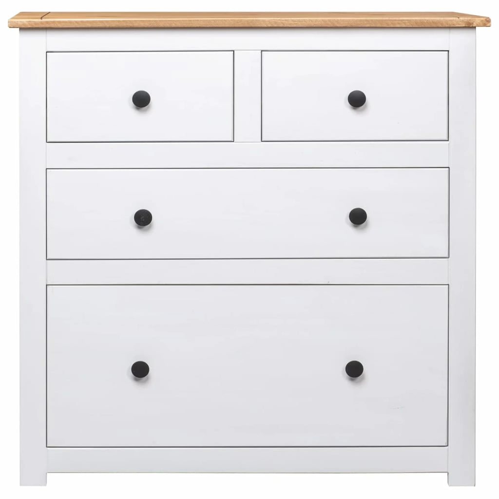 Pinewood Sideboard with 4 Storage Drawers A5988