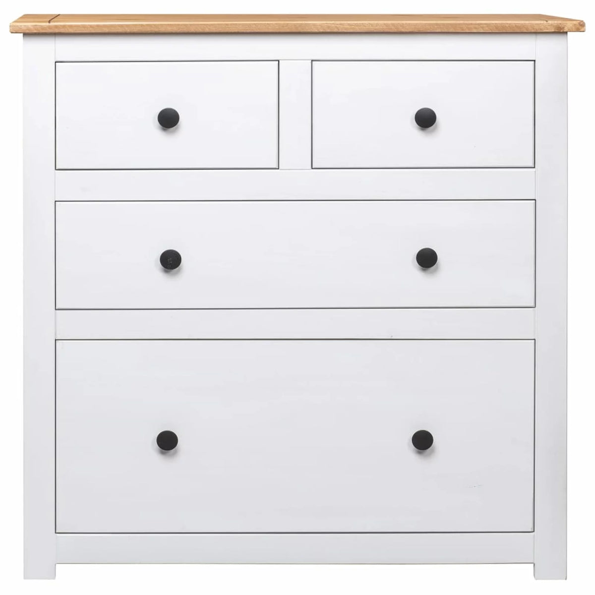 Pinewood Sideboard with 4 Storage Drawers A5988