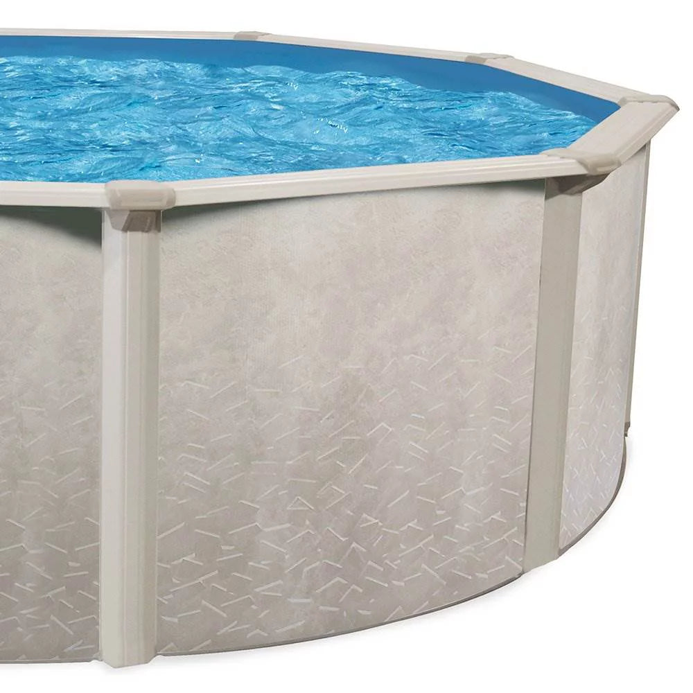 15 Foot x 52 Inch Steel Frame Above Ground Swimming Pool H2805