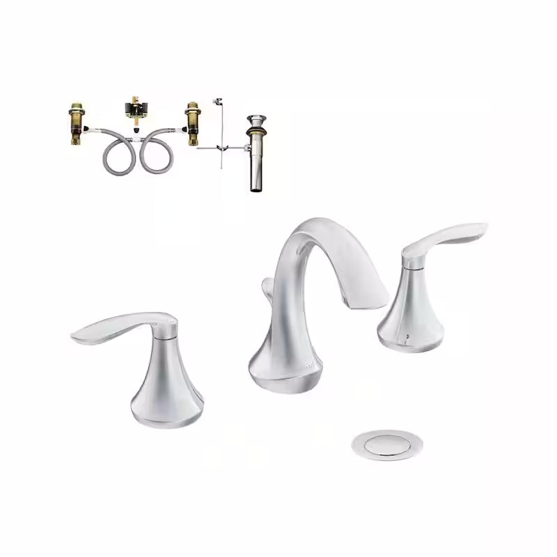 2-Handle Bathroom Faucet Trim Kit in Chrome O219184