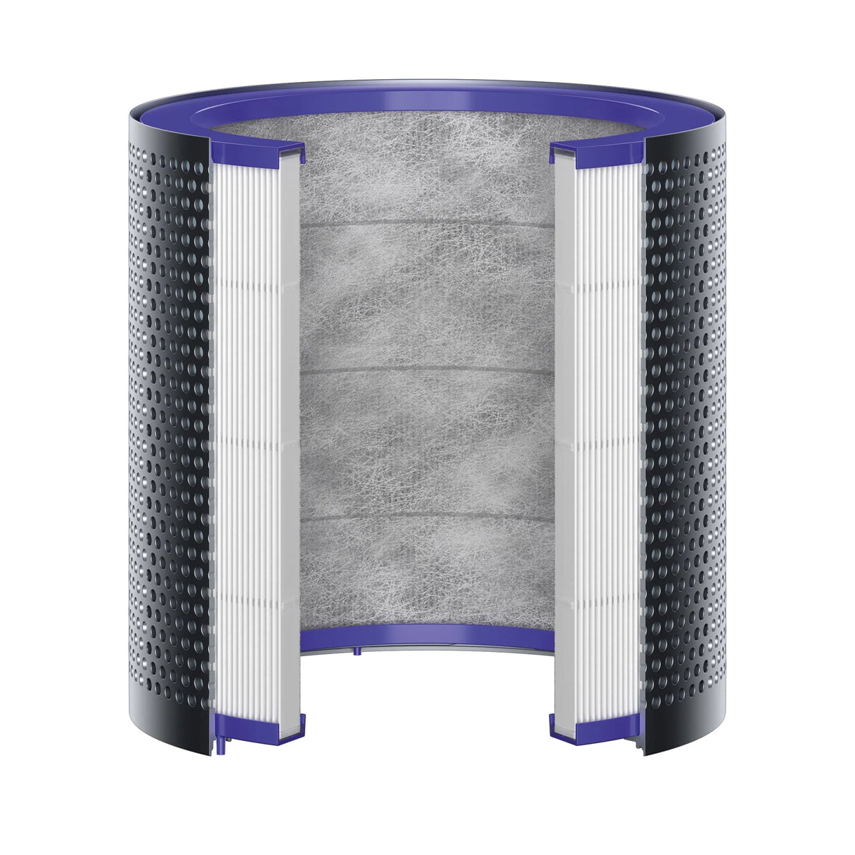 White Silver Tower Air Purifier Fan A159105